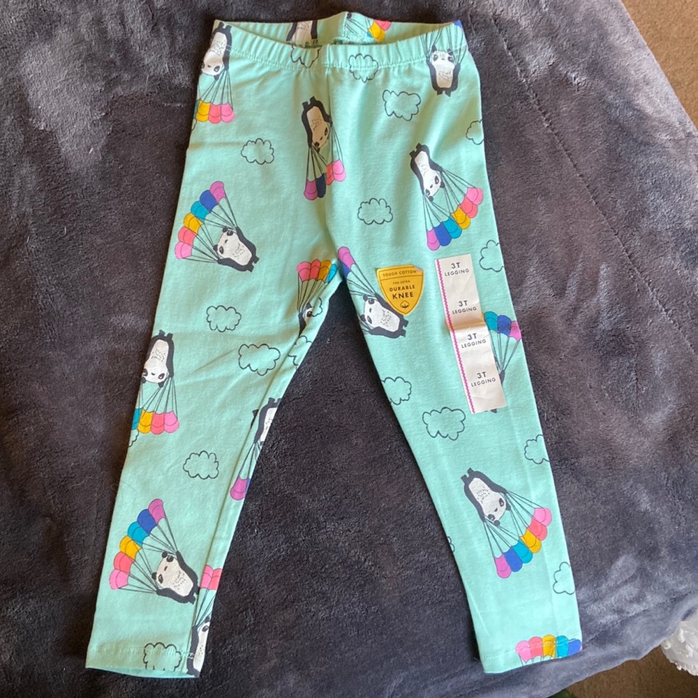 NEW WITH TAGS. 3T Panda leggings.